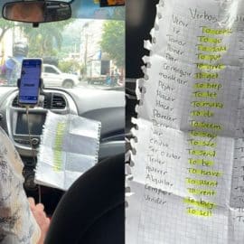 Admiración en Cali por taxista que aprende inglés preparándose para la COP16