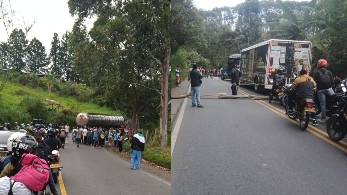 Atención: Reportan bloqueos en la vía Panamericana en el norte del Cauca