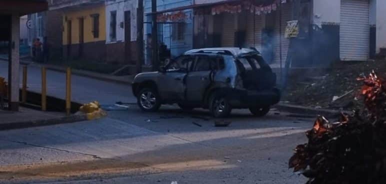 Atención: Explosión de carro bomba sacudió a corregimiento de Robles en Jamundí