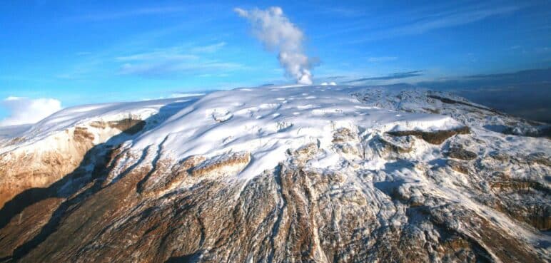 El Volcán Nevado del Ruiz registra récord de sismos en un día