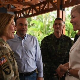 Gobernadora del Valle se reunió con comandante de Estados Unidos: Este es el balance