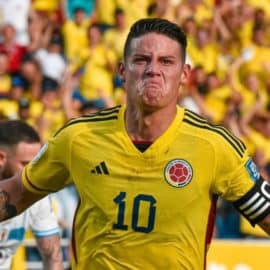 Una historia de amor 'tricolor': James y su llegada a los 100 partidos con Colombia