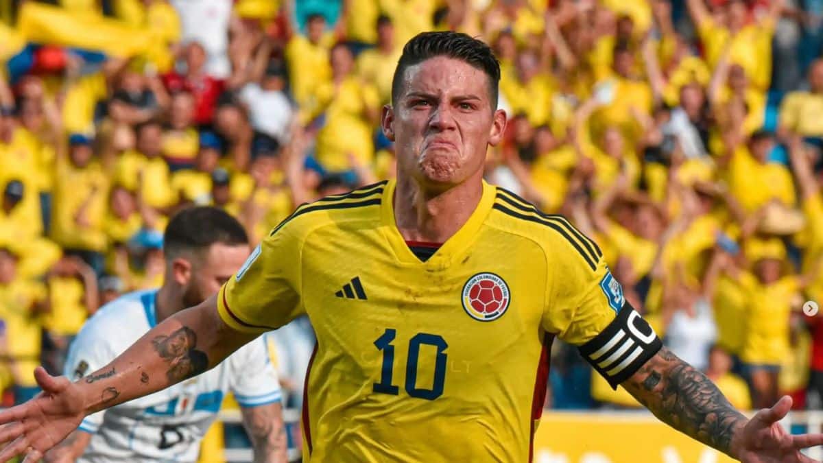 Una historia de amor 'tricolor': James y su llegada a los 100 partidos con Colombia