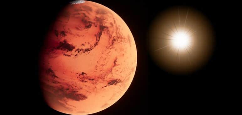 ¡Majestuoso! Nasa capta imágenes inéditas de una tormenta solar en Marte
