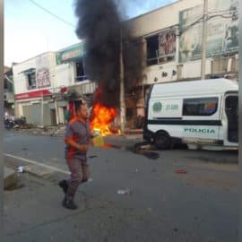 Video: Así fue el momento en el que explotó una 'moto bomba' en Jamundí