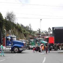 Imágenes: Continúan los bloqueos en la vía Panamericana; hay alerta por desabastecimiento