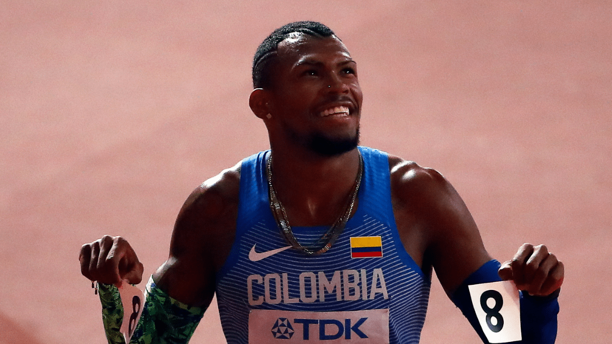 El atleta colombiano Anthony Zambrano logra un cupo para París 2024