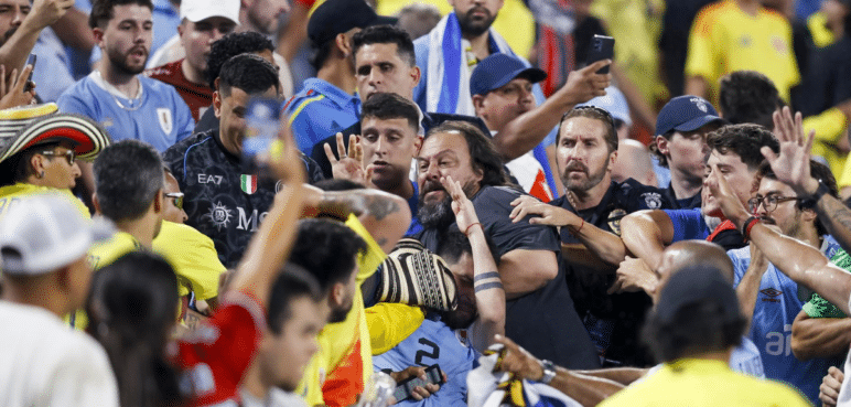 La Conmebol condenó la violencia en la Copa América tras pelea en semifinal