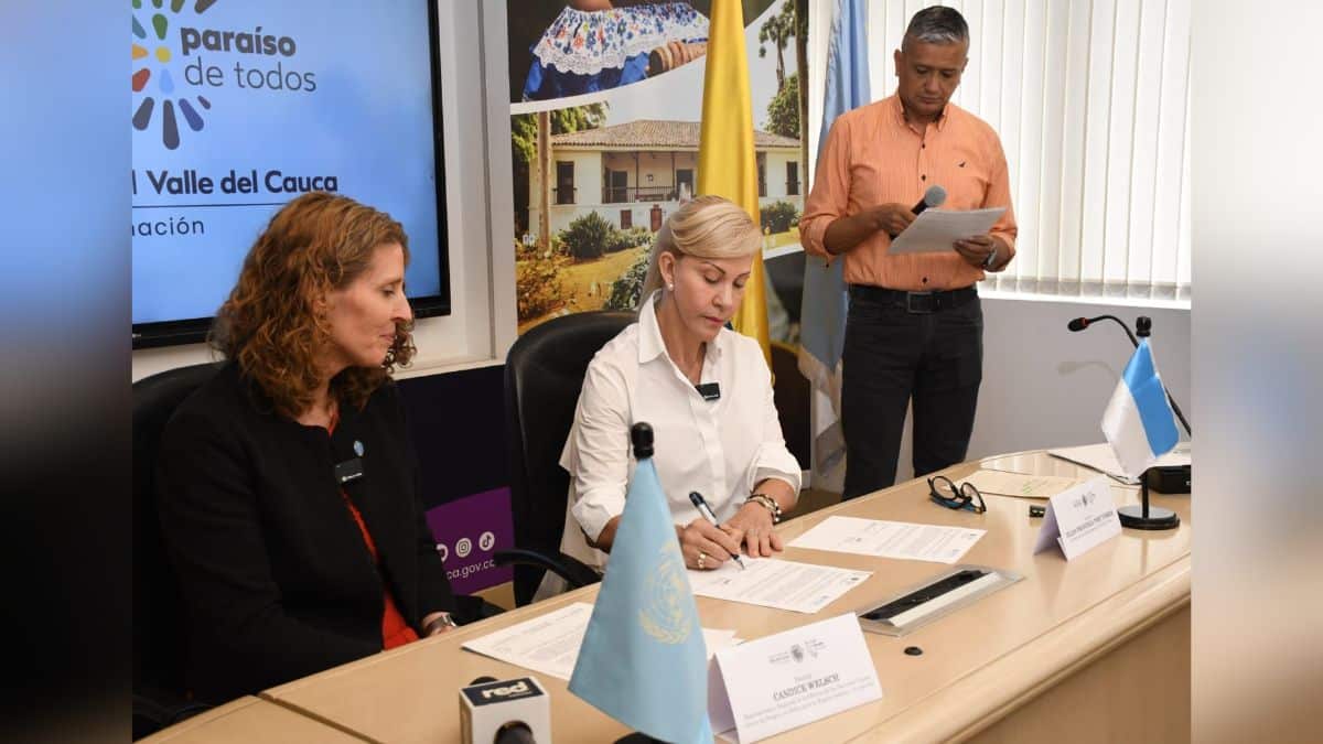 El Valle del Cauca es el primer departamento de Colombia en suscribir un acuerdo con la ONU