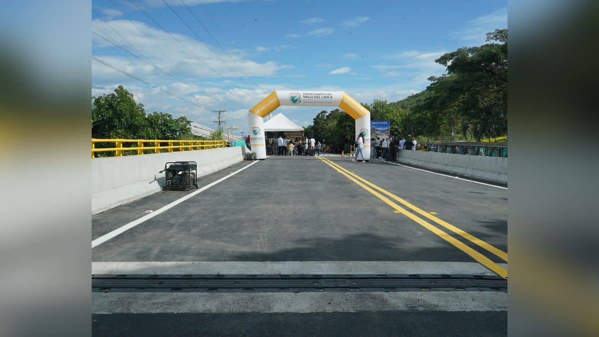 Inauguran puente entre La Unión y Roldanillo: Mejorará la movilidad para más de 150 mil vehículos