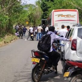 Bloqueada vía Panamericana por protestas de comunidad indígena