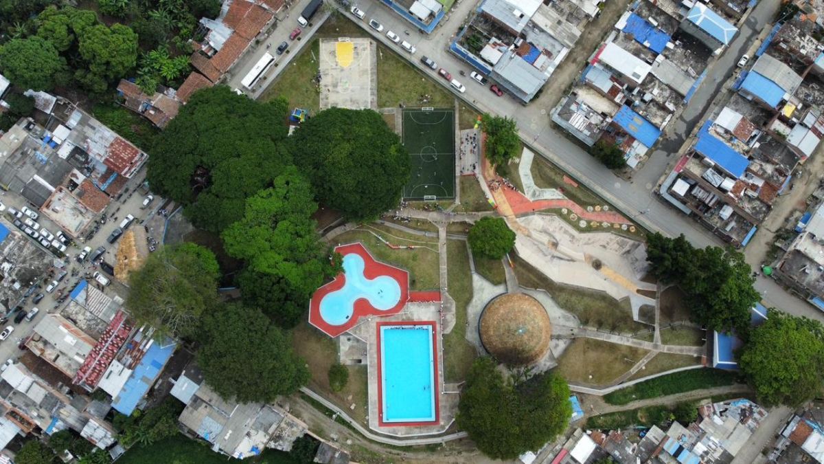 Tras 7 años, reabren de uno de los parques más icónicos del municipio de Pradera, Valle