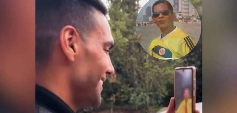 El grandioso gesto de Falcao a la cantante que le compuso una canción