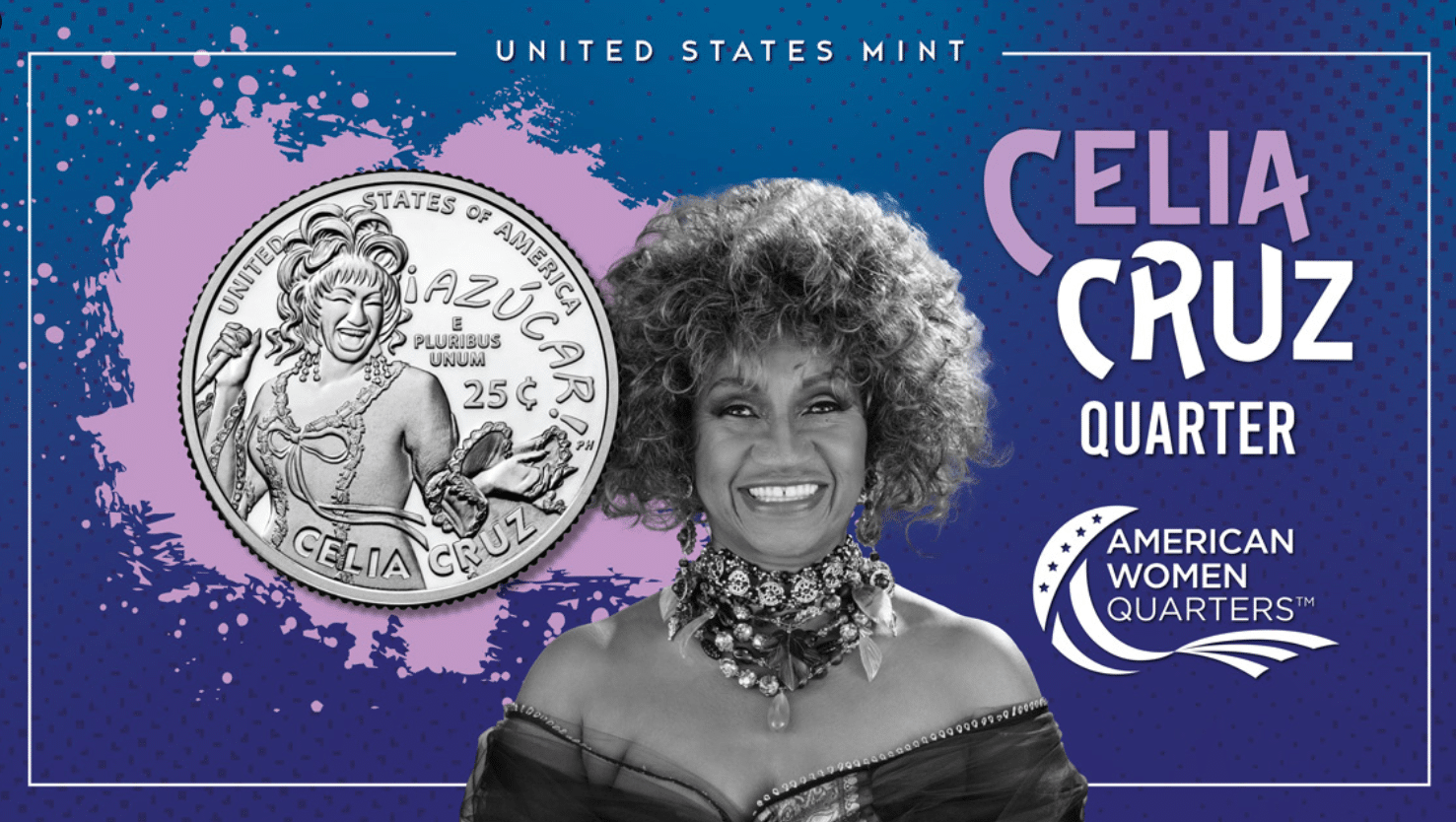 Esta es la nueva moneda dedicada a Celia Cruz: La música y cultura latina continúan brillando