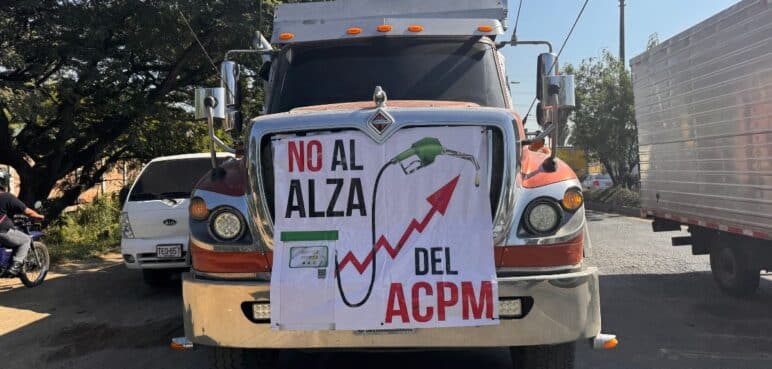 Paro de camioneros en Cali: Así avanza la jornada de movilización en la ciudad