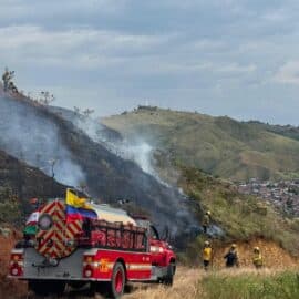 Atención: se registra incendio forestal en la vereda Los Limones en Cali