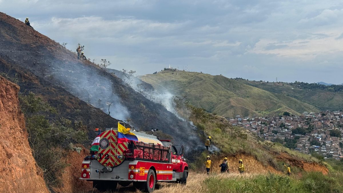 Atención: se registra incendio forestal en la vereda Los Limones en Cali