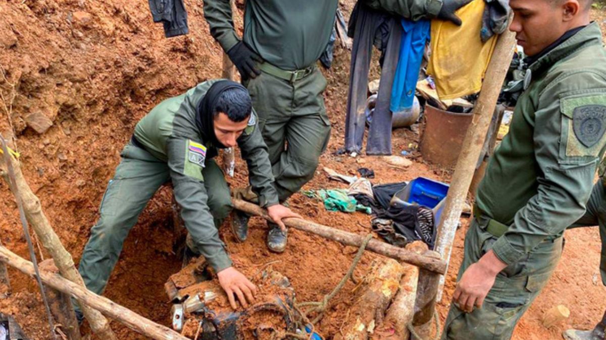 Tres minas ilegales en los Farallones de Cali fueron intervenidas por las autoridades