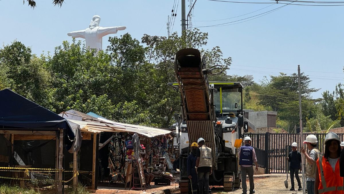 Inició la recuperación de la malla vial en el sector de Cristo Rey