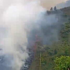 Atención: Se registra un nuevo incendio en Pichindé, zona rural de Cali