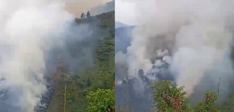 Atención: Se registra un nuevo incendio en Pichindé, zona rural de Cali