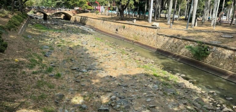 Río Cali: Preocupante situación de sequía por escasez de lluvias