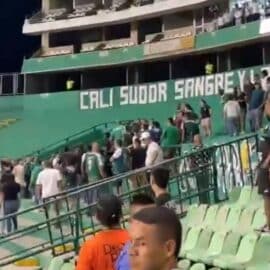 Noche amarga en Palmaseca, una derrota más y posible sanción para el Deportivo Cali