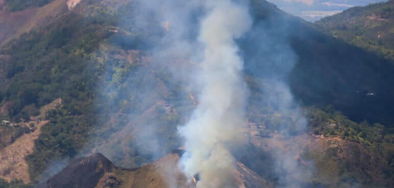 Alerta por incendios forestales: 14 puntos activos y más de 10 mil hectáreas afectadas