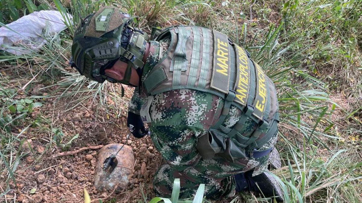 Ejército desactiva explosivo cerca de una escuela en El Cerrito, Valle