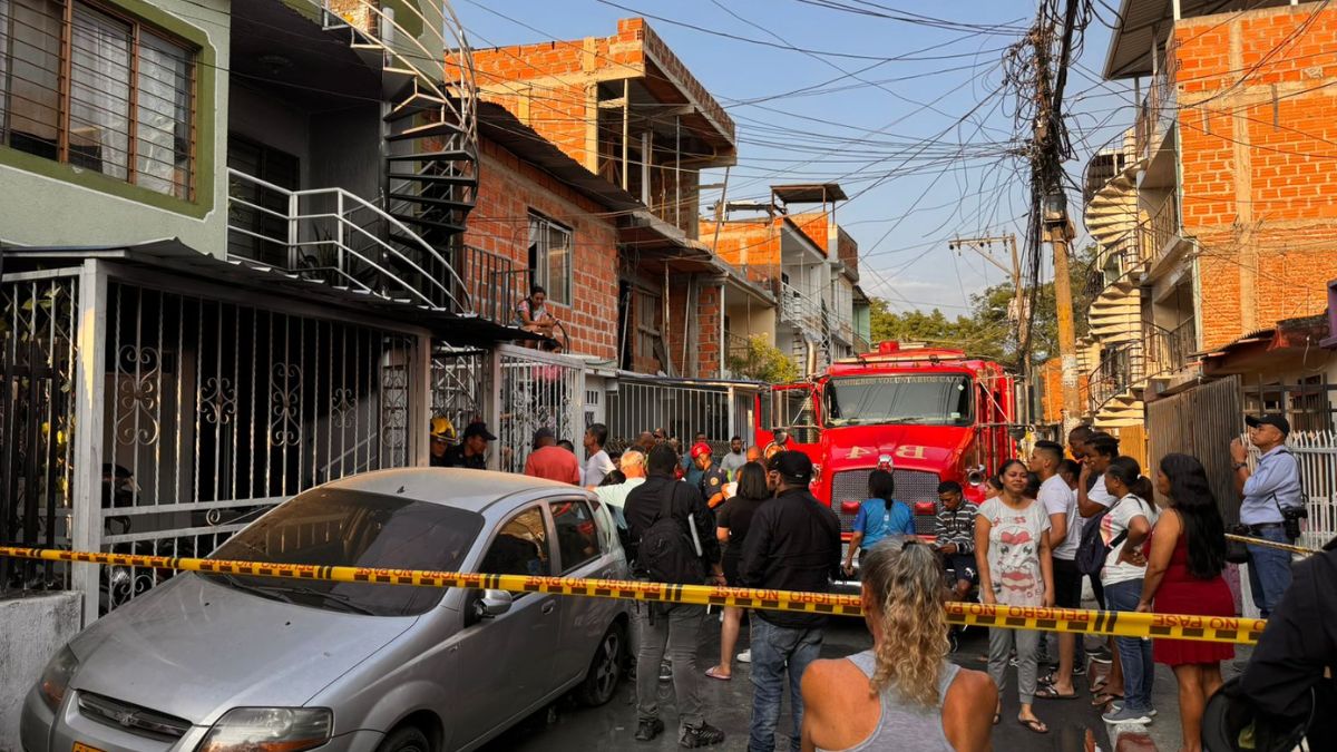 Atención: cuatro personas fallecidas por incendio en una casa del sur de Cali