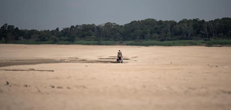 Ríos de la Amazonía brasileña están en sus mínimos históricos