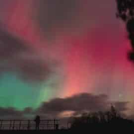 Auroras boreales vistas nuevamente en Europa a causa de las tormentas geomagnéticas