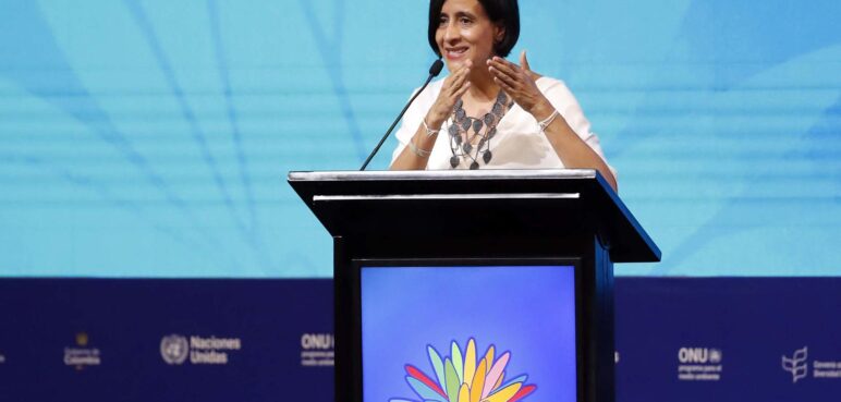 Ministra de Ambiente pide en la COP16 que biodiversidad sea un objetivo político