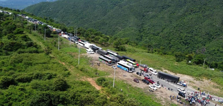 Campesinos realizaron protesta para pedir que se pueda cultivar en los páramos