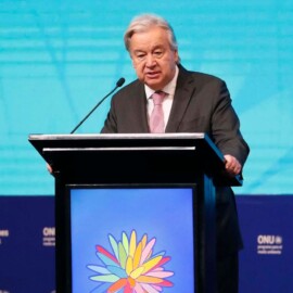 Secretario General de la ONU expone la crisis de contaminación por plástico, en la COP16