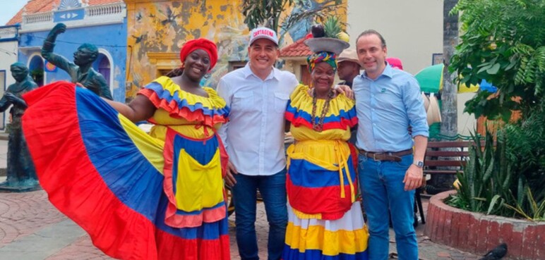 Alcaldes de Cali y Cartagena firman acuerdo de hermanamiento, entre los barrios Getsemaní y Obrero