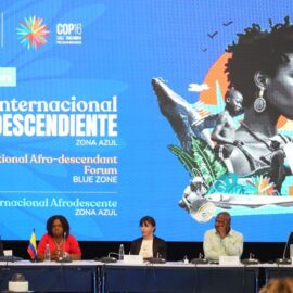 Comunidades afrodescendientes, el tema central en la 'Zona Azul' de la COP16