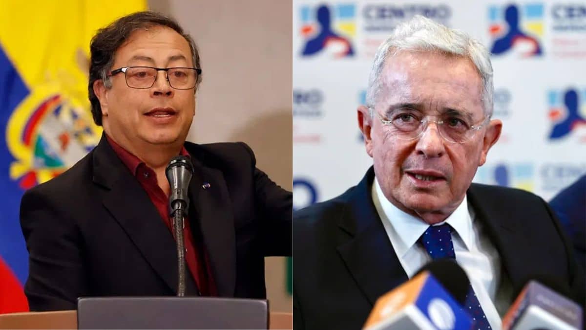 Gustavo Petro y Álvaro Uribe chocan por reforma laboral