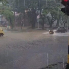 ¡Atención! Fuerte aguacero provoca emergencias en el sur de Cali