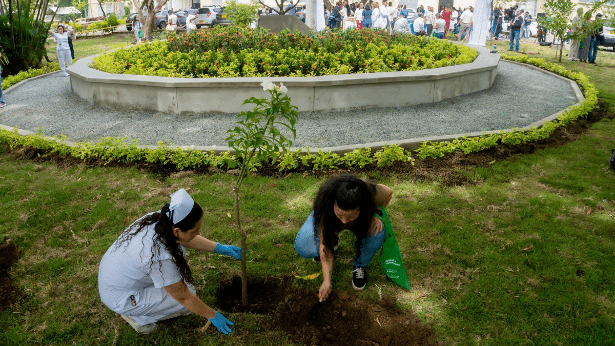 El HUV inauguró el ‘Parque de la Vida’ en homenaje a donantes de órganos