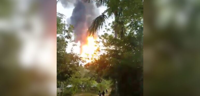 Erupción de volcán de lodo en el Urabá afectó a más de 100 familias
