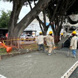 ¿Cuándo será entregada la obra de la calle 9 del barrio Los Cámbulos? Esto dijo la Alcaldía de Cali