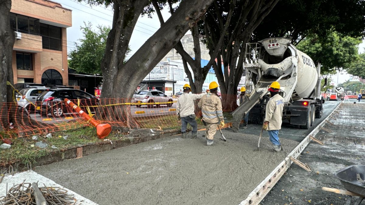 ¿Cuándo será entregada la obra de la calle 9 del barrio Los Cámbulos? Esto dijo la Alcaldía de Cali