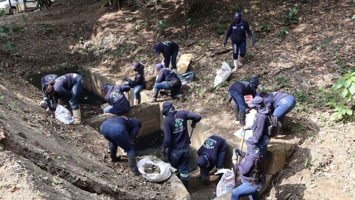 Más de 1.000 metros cúbicos de residuos fueron retirados de los ríos de Cali
