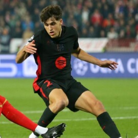 La increíble lesión de Cubarsí en el partido de Champions del Barcelona