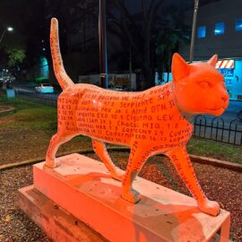 Cali homenajea a los Bomberos Voluntarios iluminando de rojo sus monumentos icónicos