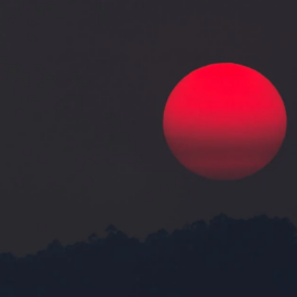 Así se vivió la 'luna de sangre' en Cali: espectadores madrugaron