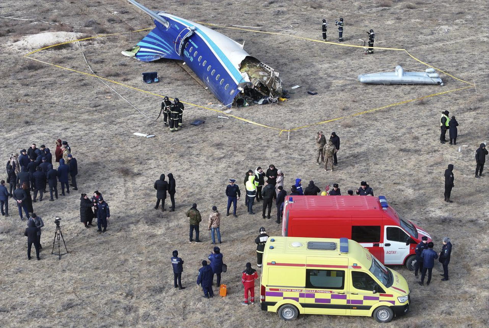 Hallan cajas negras del avión de AZAL siniestrado en Kazajistán: avanza investigación