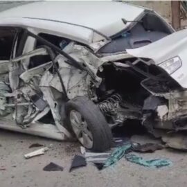 Seis vehículos involucrados en aparatoso accidente de tránsito en el oeste de Cali