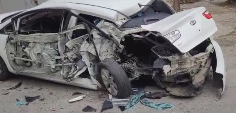 Seis vehículos involucrados en aparatoso accidente de tránsito en el oeste de Cali
